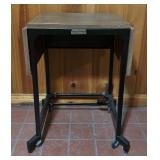 Vintage Metal Drop Leaf Tiffany Stand