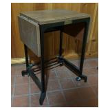 Vintage Metal Drop Leaf Tiffany Stand