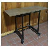 Vintage Metal Drop Leaf Tiffany Stand