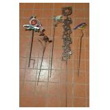 Variety of Decorative Yard Stakes