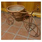 Bicycle Figurine Planter Stand