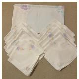 Vintage Tablecloth and Napkins by Darling