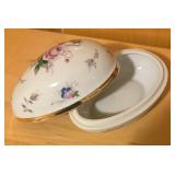 Two Dainty Porcelain Trinket Boxes