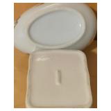 Two Dainty Porcelain Trinket Boxes