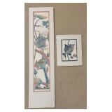 "Long Fish" and "Trigger Fish" Limited Edition Embossed Prints by Fehling