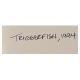"Long Fish" and "Trigger Fish" Limited Edition Embossed Prints by Fehling