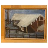 Original Farm Motif Painting