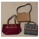 Three Classy Handbags by Kenneth Cole, Vera Bradley and Michael Kors