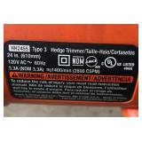 Black & Decker 24 Inch Hedge Trimmer Model: HH2455