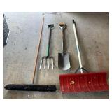 Shovels, Broom and Pitchfork