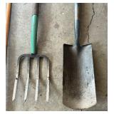 Shovels, Broom and Pitchfork