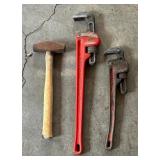 Two Rigid Wrenches and Mallet