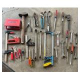 Saw, Mallet, Screwdrivers, Wrench, Pliers and More!
