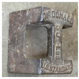 McDonald 50 Pound Weight