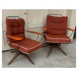Two Mid Century Patio Chairs