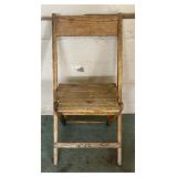 Vintage Wooden Folding Chair