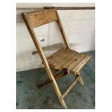 Vintage Wooden Folding Chair