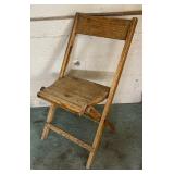 Vintage Wooden Folding Chair