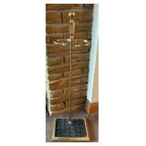 Vintage Brass Fireplace Set