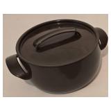 Vintage Enamel Covered Casserole Dish