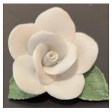 (20) Decorative White Porcelain Roses by Andrea