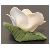 (20) Decorative White Porcelain Roses by Andrea