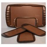 Vintage Toastmaster Tray Set