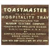 Vintage Toastmaster Tray Set