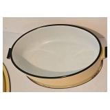 Assorted Vintage Cookware including Vintage Enamel Cookware