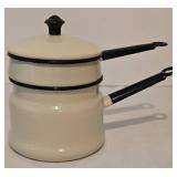 Assorted Vintage Cookware including Vintage Enamel Cookware