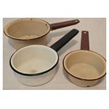Assorted Vintage Cookware including Vintage Enamel Cookware
