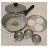Assorted Vintage Cookware including Vintage Enamel Cookware