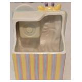 Vintage Hostess Ware Cake Turner Plays Happy Birthday and Vintage Musical Planters