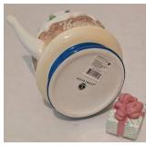 Variety of Vintage Teapots including a Vintage Hand Painted Nippon Teapot