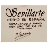 Vintage Tile and Decorative  Metal Clock