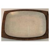 Assorted Vintage Kitchen Items including Cutlery and Decorative Trays