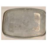 Assorted Vintage Kitchen Items including Cutlery and Decorative Trays