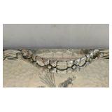 Assorted Vintage Kitchen Items including Cutlery and Decorative Trays