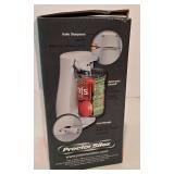 New in Box Proctor Silex Can Opener, Nordic Ware Rosette Iron and Cuisinart Hand Mixer