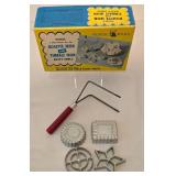 New in Box Proctor Silex Can Opener, Nordic Ware Rosette Iron and Cuisinart Hand Mixer