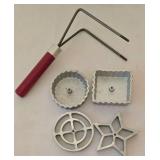 New in Box Proctor Silex Can Opener, Nordic Ware Rosette Iron and Cuisinart Hand Mixer