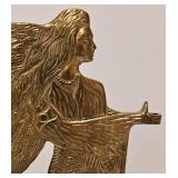 Decorative Angel Figurines including a Solid Brass Angel Figurine