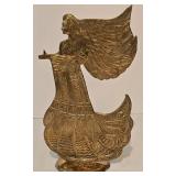 Decorative Angel Figurines including a Solid Brass Angel Figurine
