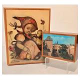 Two Vintage Wooden Musical Boxes