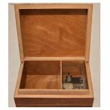 Two Vintage Wooden Musical Boxes