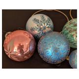 Colorful Assortment of Glass Ornaments