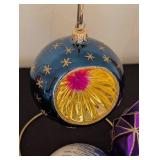 Colorful Assortment of Glass Ornaments
