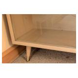 Glass Door Blonde Mid Century Bookcase #2