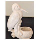 Pair of Small Ceramic Bird Planters