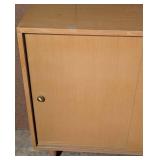 Blonde Mid Century Wood Cabinet